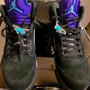 Jordan Black Grape 🍇 5's